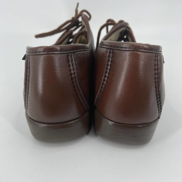 SAS Siesta Loafer Comfort Shoes Supple Leather Lace Up Brown Women's Size 8.5 - Picture 7 of 12
